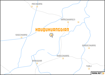 map of Houquhuangdian