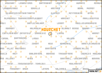 map of Hourchet