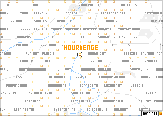 map of Hourdenge