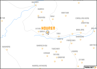 map of Houren