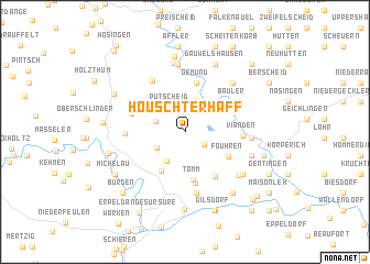 map of Houschterhaff