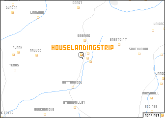 map of House Landing Strip