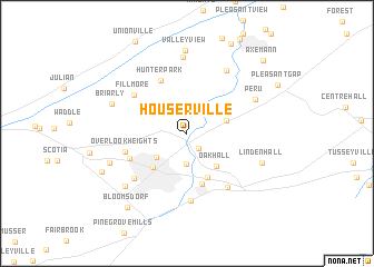 map of Houserville