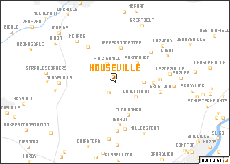 map of Houseville