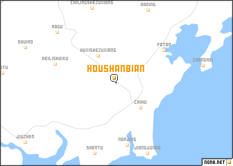 map of Houshanbian