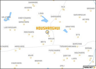 map of Houshanghui