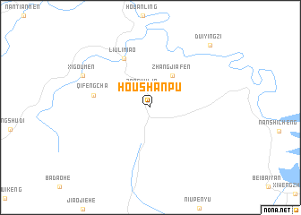 map of Houshanpu