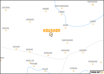 map of Houshan