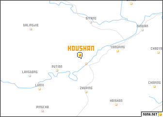 map of Houshan