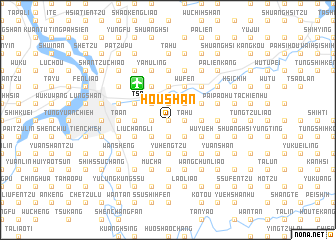 map of Hou-shan