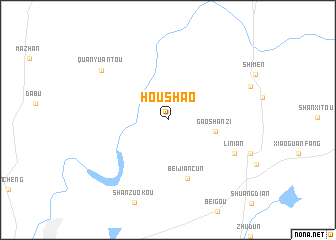 map of Houshao