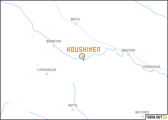 map of Houshimen