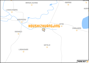 map of Houshizhuangjing