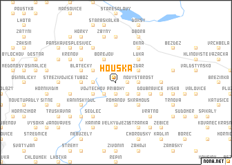 map of Houska