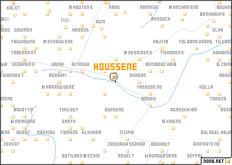 map of Houssene