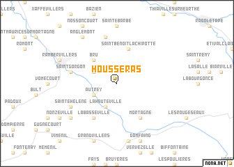 map of Housseras