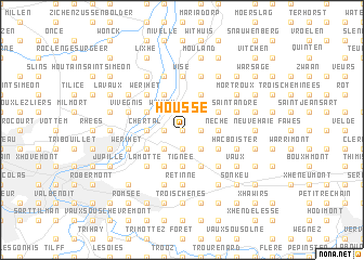 map of Housse