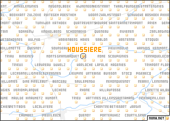 map of Houssière