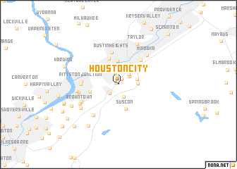 map of Houston City