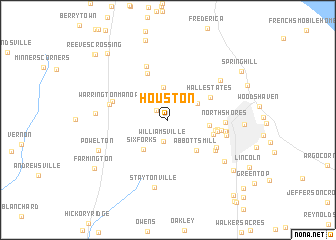 map of Houston