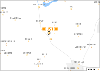 map of Houston