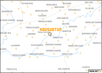 map of Housuotun