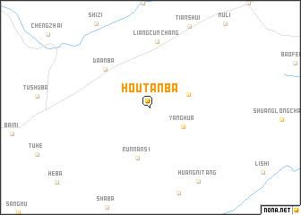 map of Houtanba