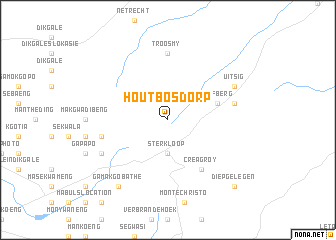 map of Houtbosdorp