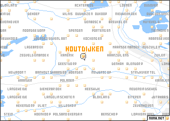 map of Houtdijken