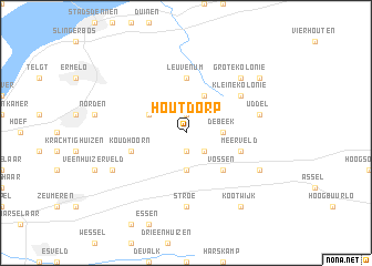 map of Houtdorp