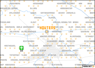 map of Houtens