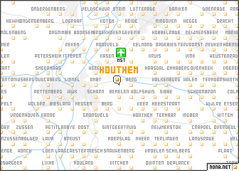 map of Houthem