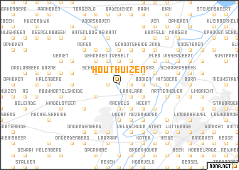 map of Houthuizen