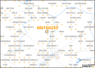 map of Houthuizen