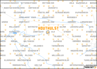 map of Houthulst