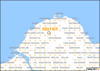 map of Hou-tien