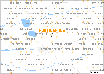 map of Houtigehage