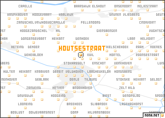 map of Houtsestraat