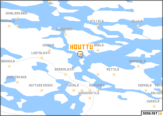 map of Houttu