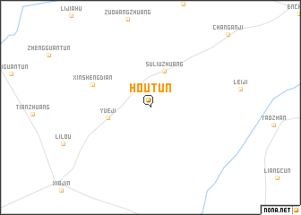 map of Houtun