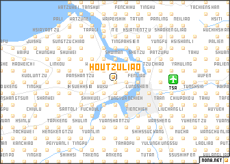 map of Hou-tzu-liao