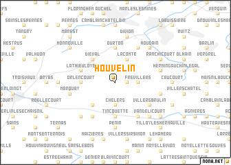 map of Houvelin