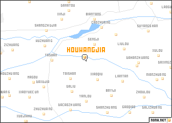map of Houwangjia