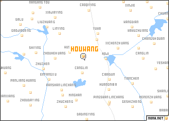 map of Houwang