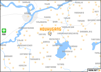 map of Houwugang