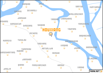 map of Houxiang