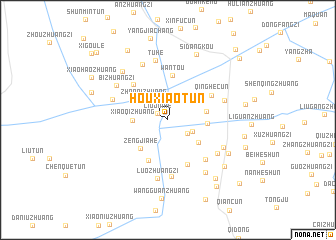 map of Houxiaotun