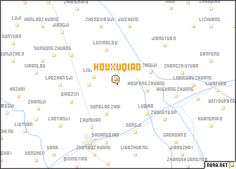 map of Houxuqiao