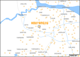 map of Houyangxu