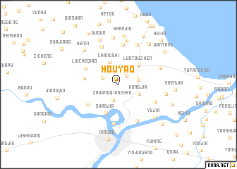 map of Houyao